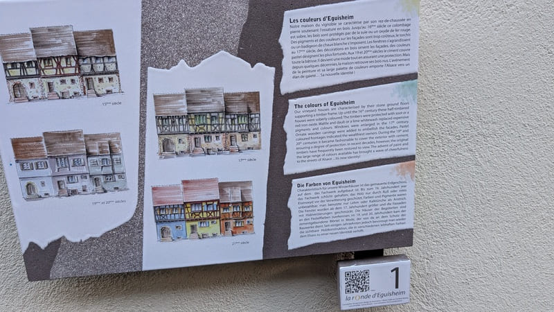 Die Kleinstadt Egoisheim in Frankreich ist ein wunderschönes, gut erhaltenes Städtchen das malerisch einlädt zum verweilen und bestaunen